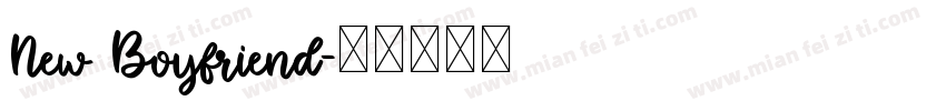 New Boyfriend字体转换